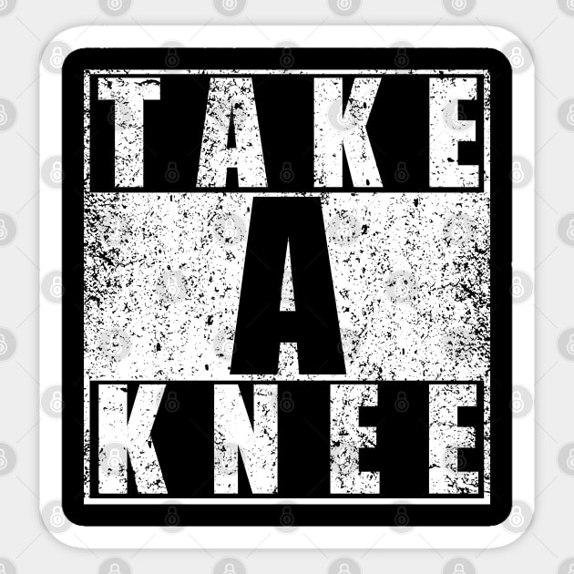 Take A Knee Sticker by prezziefactory